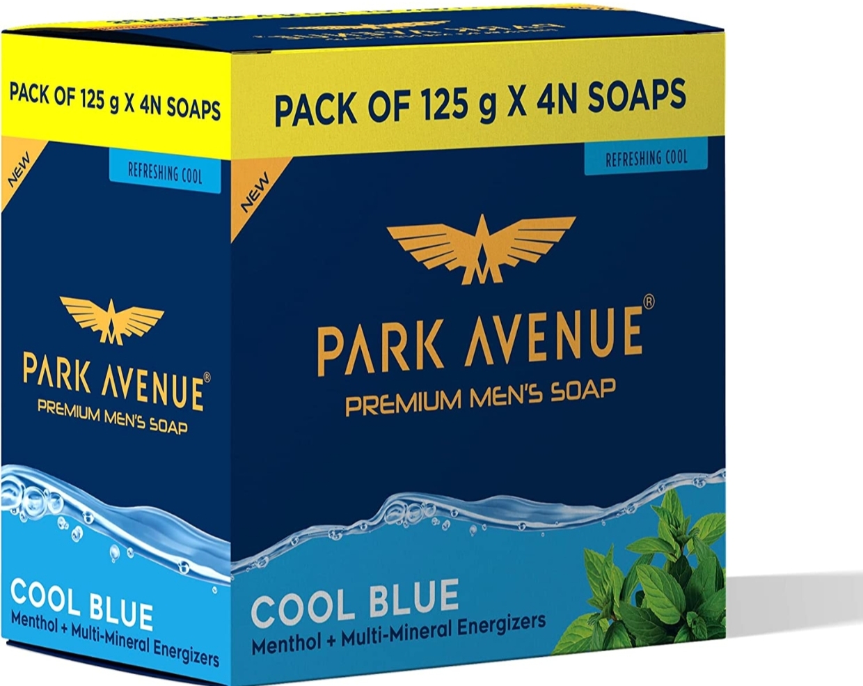 Park Avenue Cool Blue Soap Pack of 125 * 4 (500gm)