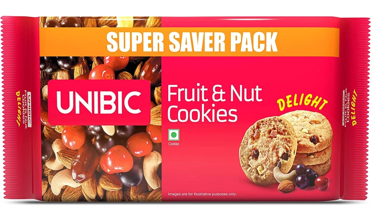 Unibic Fruit & Nut Cookies, 500 G