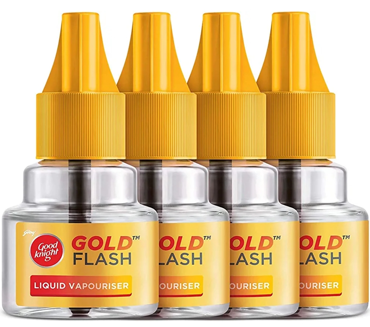 Good Knight Gold Flash, Mosquito Repellent Refill | 45Ml Each (Pack Of 4)