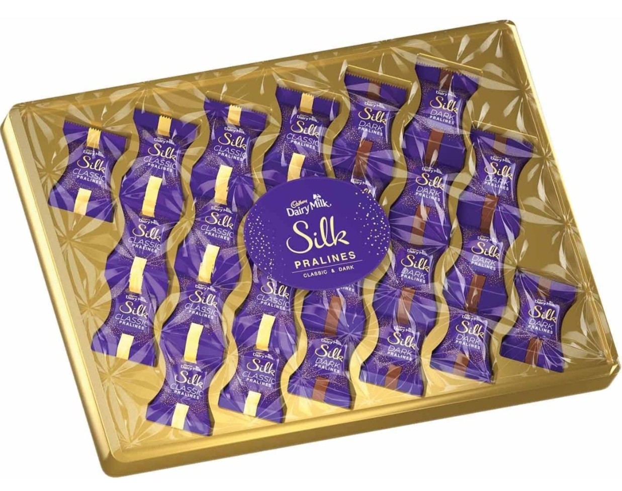 Cadbury Dairy Milk Silk Pralines Transparent Gift Box, 264g633
