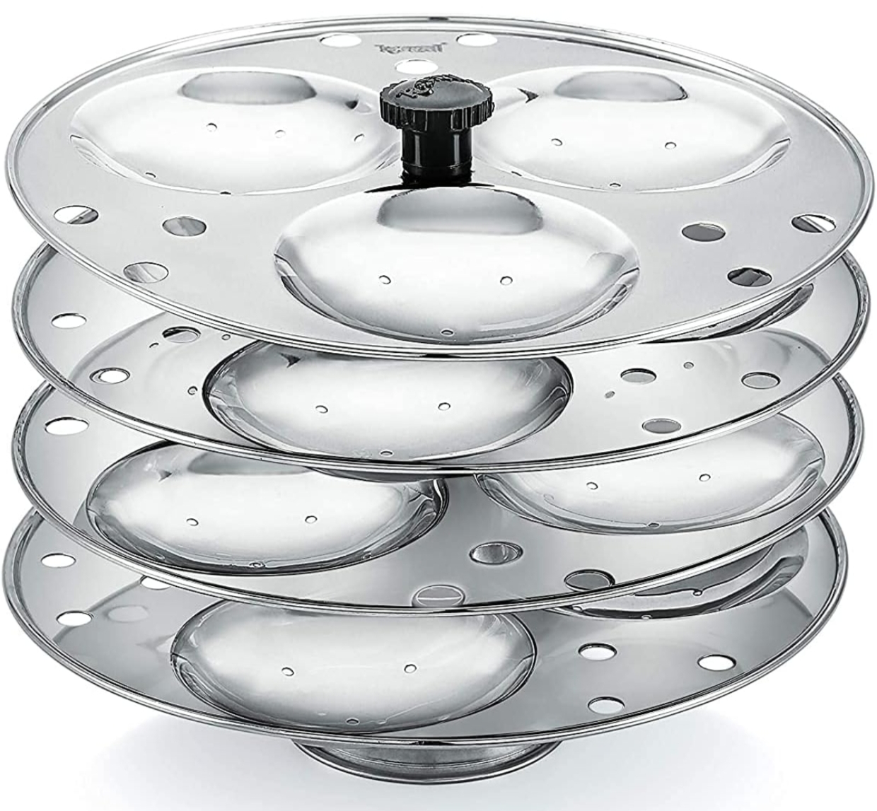 Dynore Stainless steel Idli stand/dli maker 3×4 plates (12 Idli)