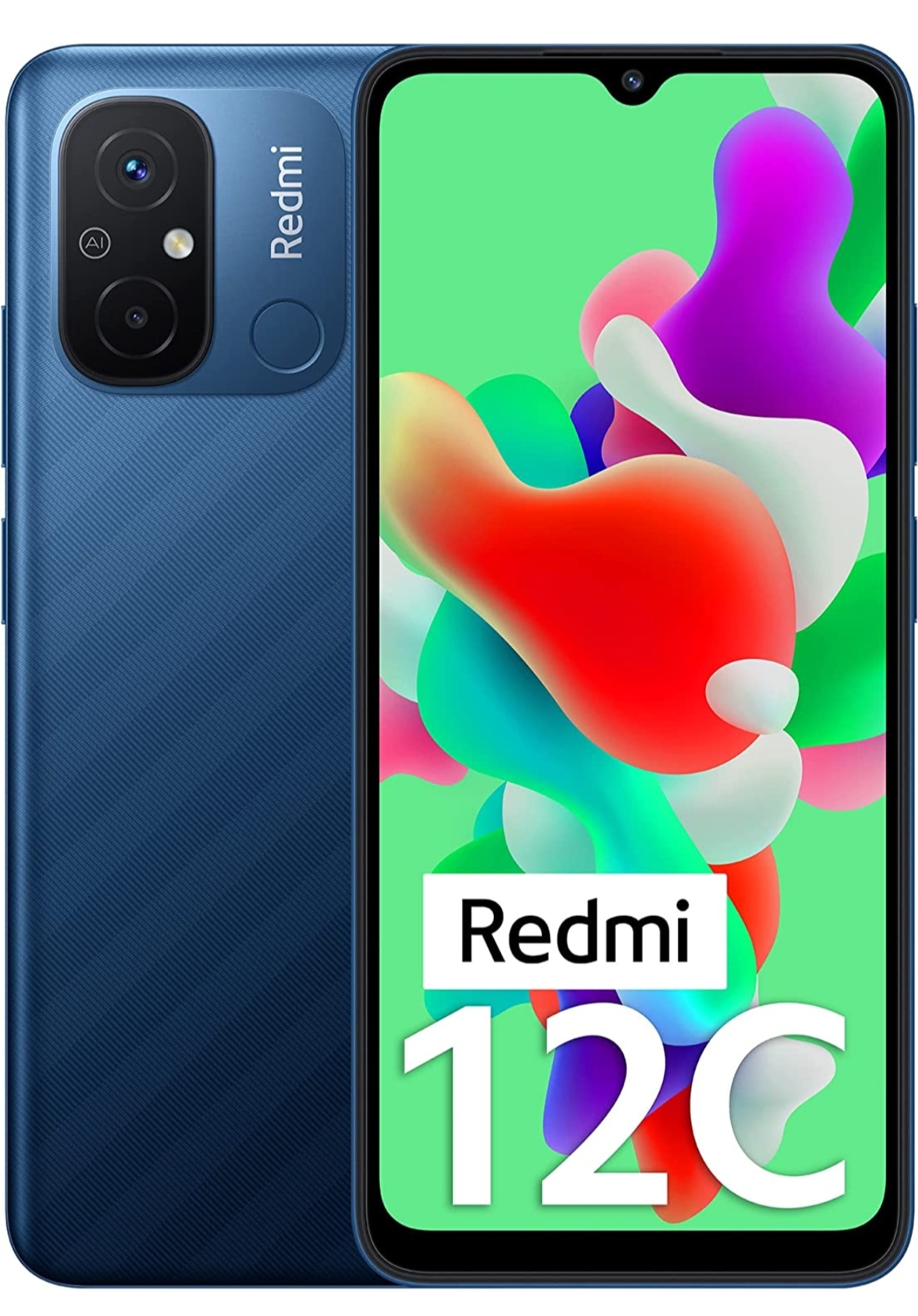 Redmi 12C (Royal Blue, 4GB RAM, 64GB Storage) | High Performance Mediatek Helio G85 | Big 17cm(6.71) HD+ Display with 5000mAh(typ) Battery
