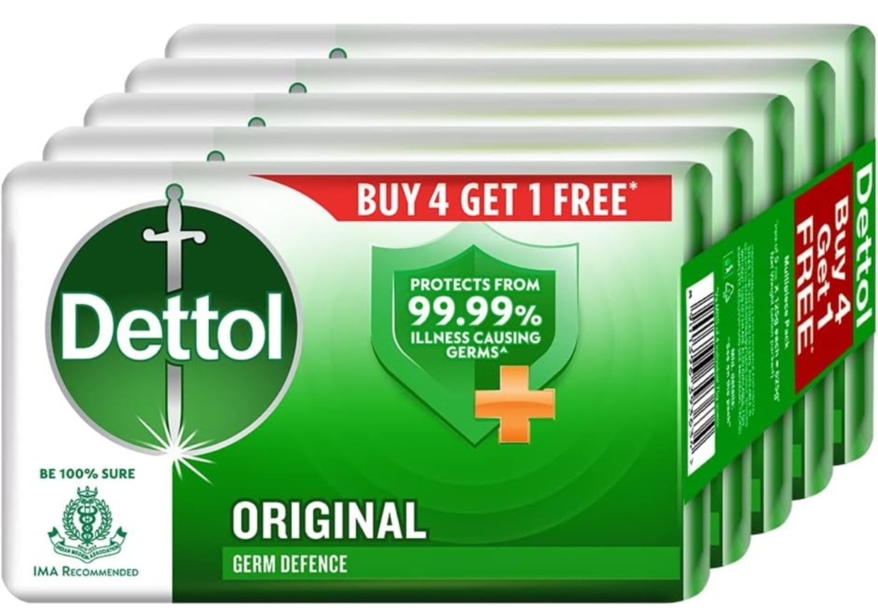 Dettol Original Germ Protection Bathing Soap Bar