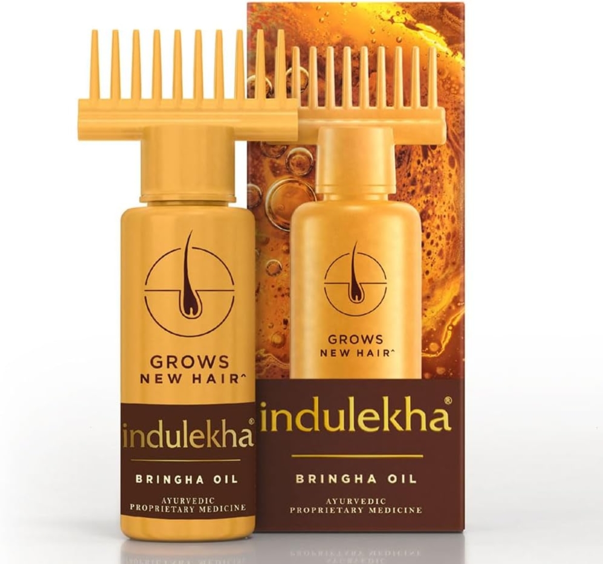 Indulekha Bringha Ayurvedic Hair Oil 100 ml|| Hair Fall Control and Hair Growth with Bringharaj & Coconut Oil