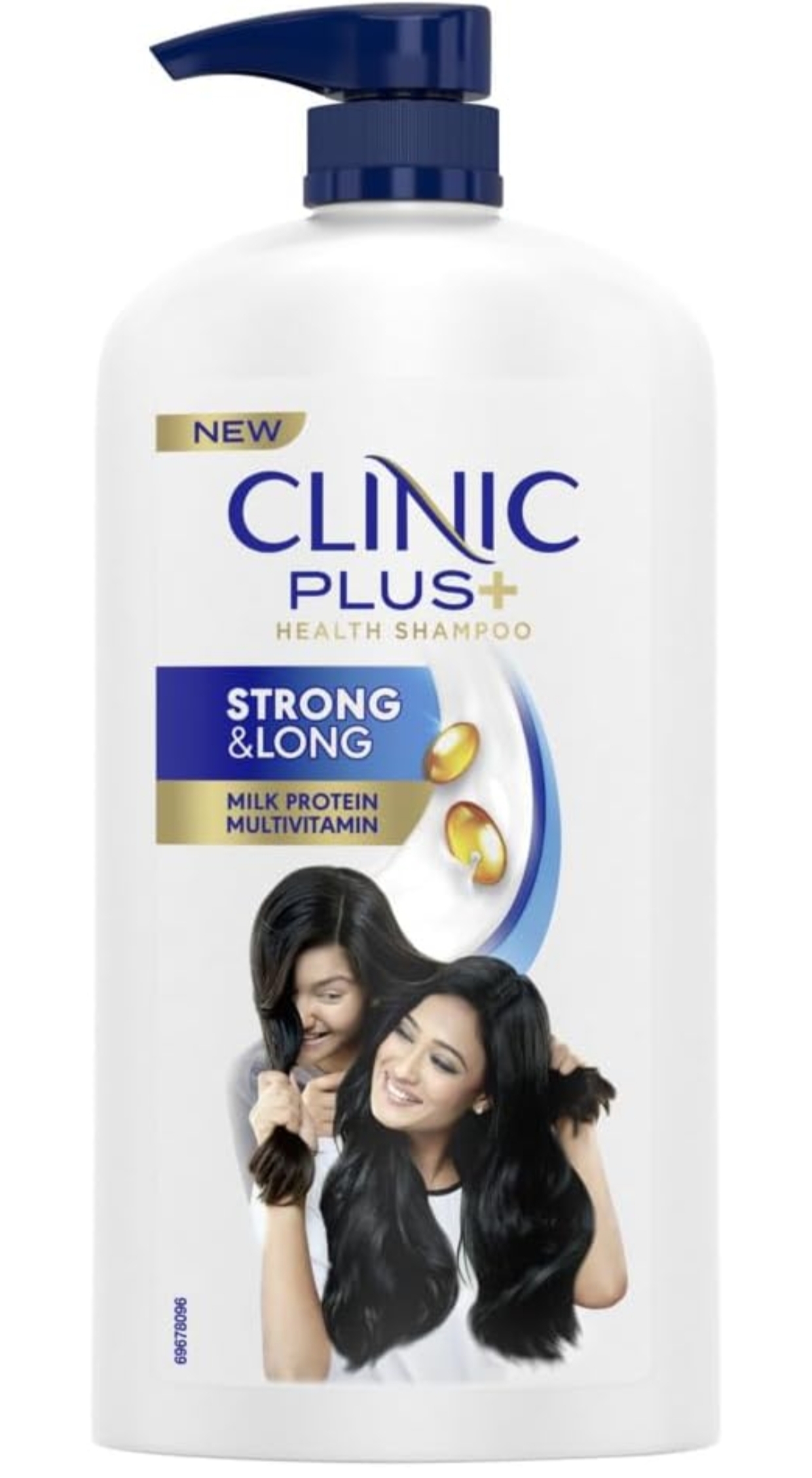 Clinic Plus Strong & Long Shampoo 1 L, With Milk Proteins & Multivitamins for Healthy and Long Hair – Strengthening Shampoo for Hair Growth