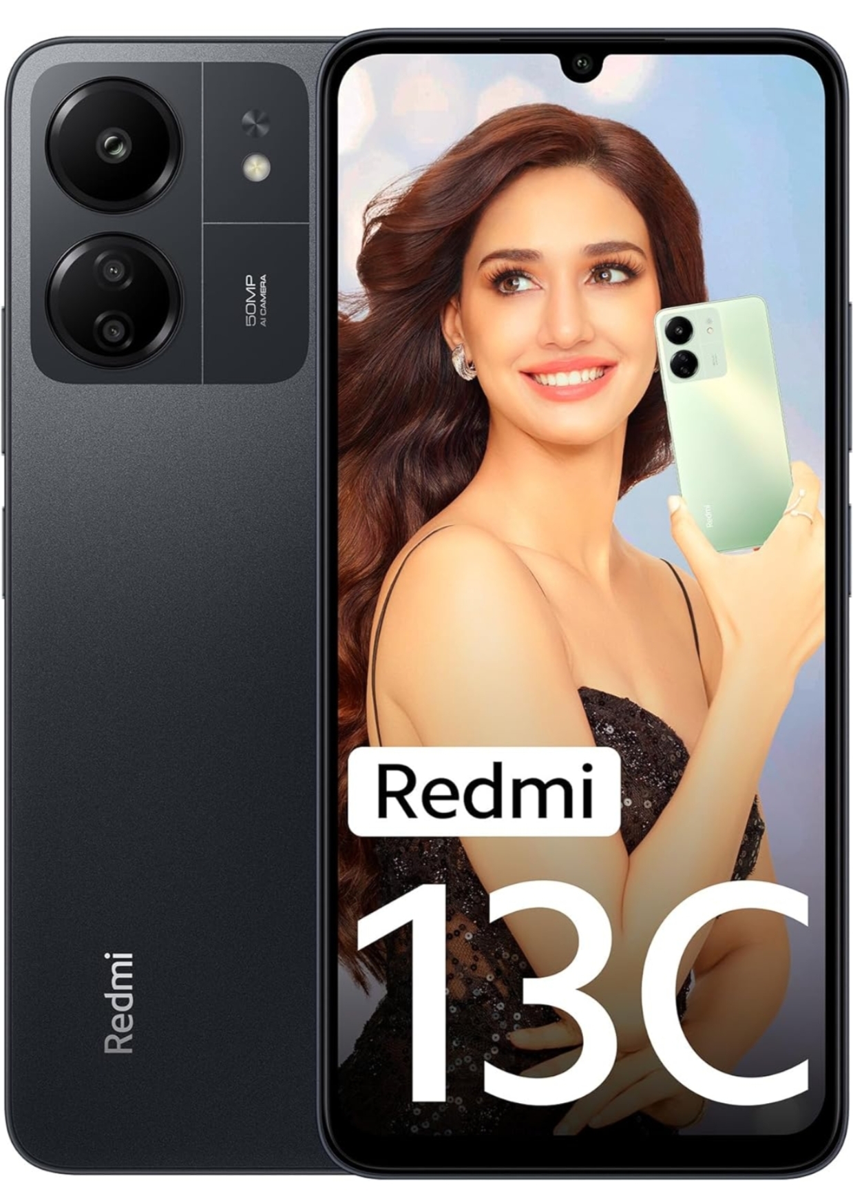 Redmi 13C (Stardust Black, 6GB RAM, 128GB Storage