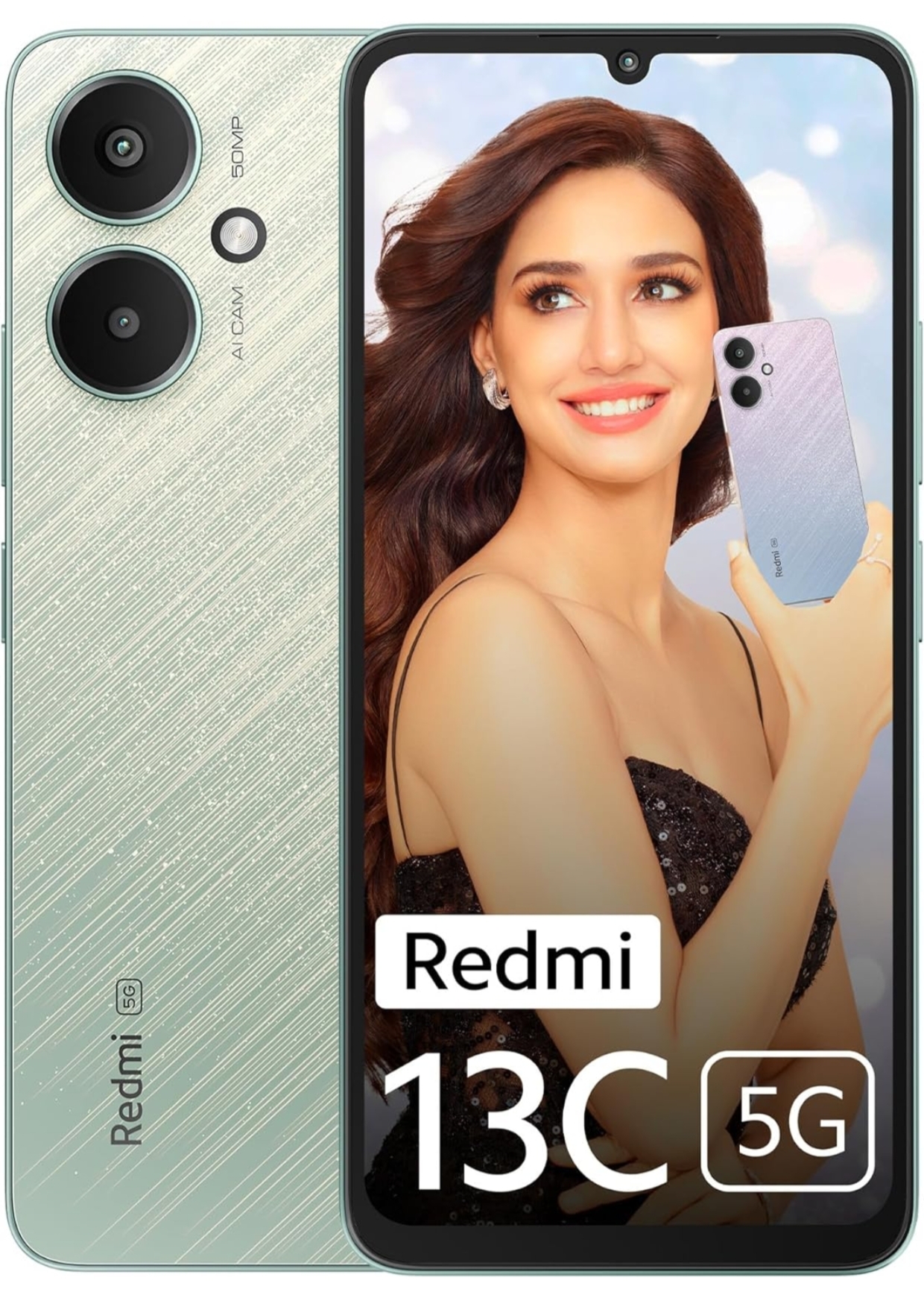 Redmi 13C 5G (Startrail Green, 4GB RAM, 128GB Storage)