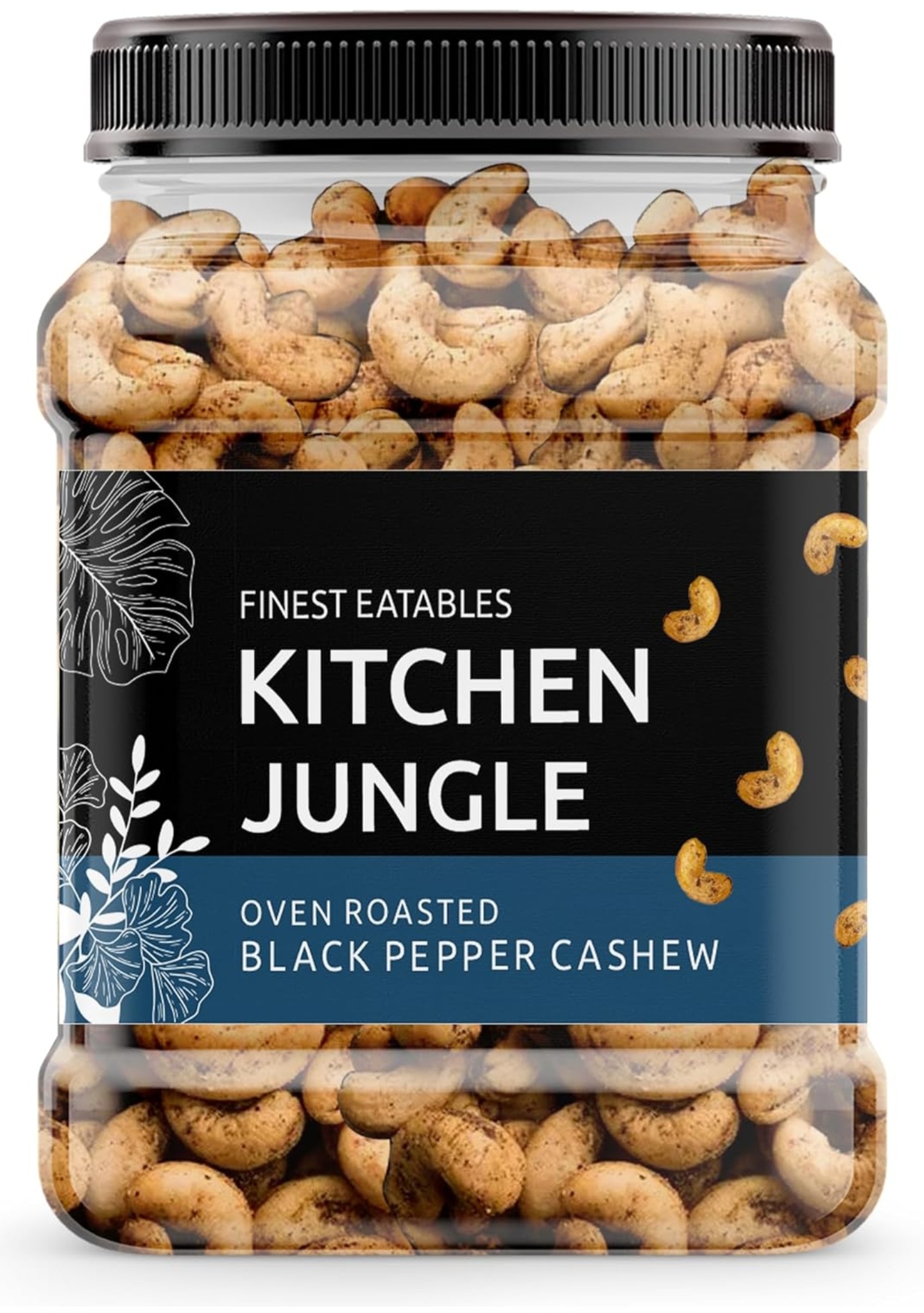Kitchen Jungle Whole Black Pepper Cashew 1kg / namkeen mari kaju