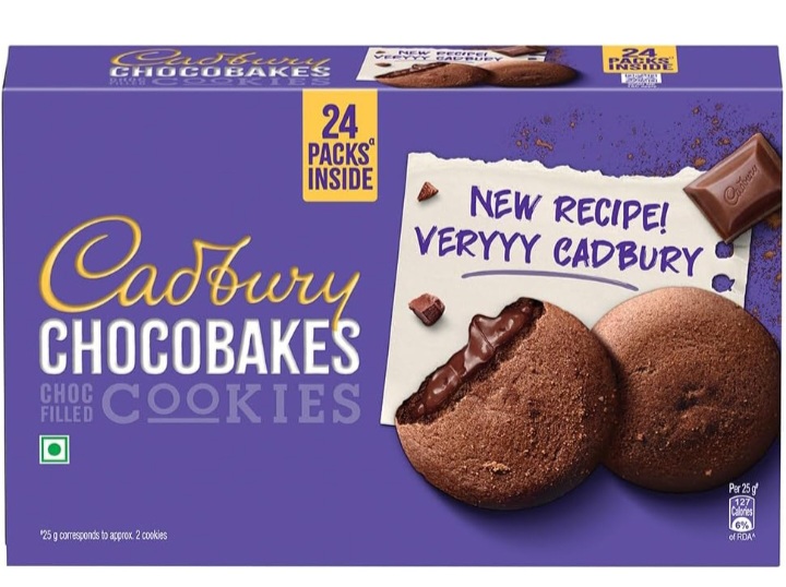 Cadbury Chocobakes ChocFilled Cookies, 300 g