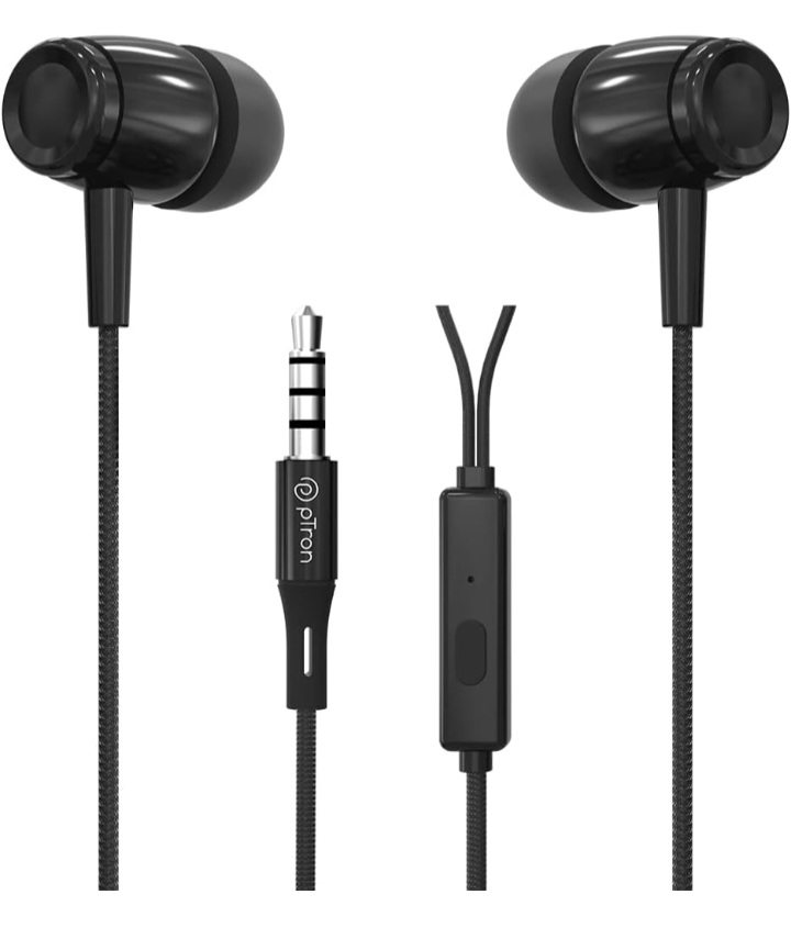 pTron Pride Indie in-Ear Wired Earphones with Mic