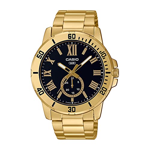 Casio Enticer Men Analog Black Dial Watch-MTP-VD200G-1BUDF