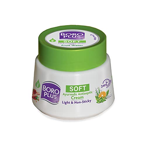 BoroPlus Soft Antiseptic Cream | Light & Non-sticky | Provides 24 hour moisturisation|Ayurvedic Cream for all seasons |Hand Cream, Body Cream & Face Cream | Vitamin E – 200 ml