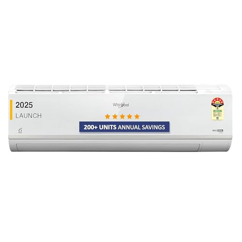 Whirlpool 1.5 Ton 5 Star, Magicool Inverter Split AC (MAGICOOL 15T 5S INV CNV S5K2PP0, Copper, Convertible 4-in-1 Cooling Mode, HD Filter White)