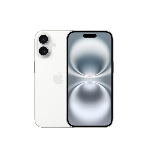 iPhone 16 256 GB: 5G Mobile Phone with Camera Control, A18 Chip and a Big Boost in Battery Life. Works with AirPods; White