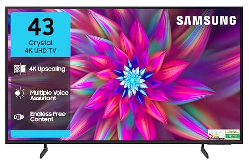 Samsung 108 cm (43 inches) Crystal 4K Vista Pro Ultra HD Smart LED TV UA43UE86AFULXL