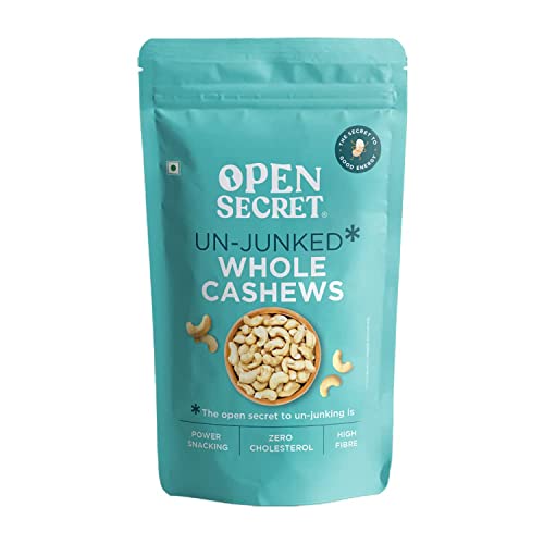 Open Secret Premium Cashew | 900g | Whole Cashew Nuts, Dry Fruits, Kaju, Healthy Snacks, Cashews, Cashew 900gm, Healthy Dry Fruits, Nutritious, Gluten Free & High Protein (Pack of 1)