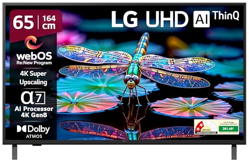 LG 164 cm (65 inches) UA82 Series 4K Ultra HD Smart webOS LED TV 65UA82006LA