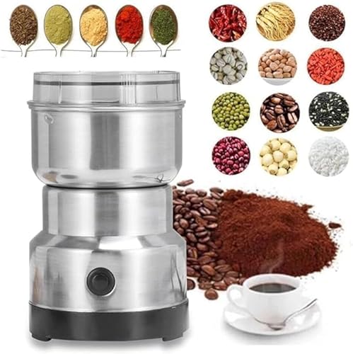 VARNI ADR Nima Mini Electric Mixer Grinder – Stainless Steel Small Masala Spice Machine