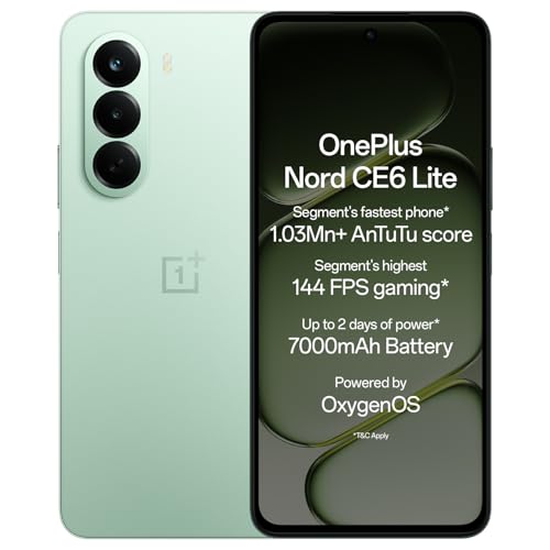 OnePlus Pad Lite with Biggest Battery in Segment 9340 mAh, 11″(27.94 cm) Display with 500 nits Brightness & 11 Hrs of Video Playback, 6GB RAM 128GB Storage, WiFi, Aero Blue