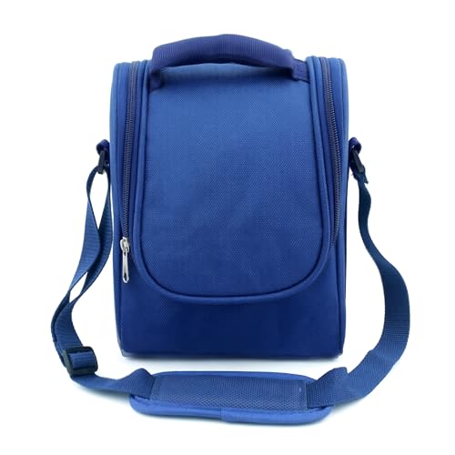Zaib Insulated Lunch/Tiffin/Travel/Storage Bag | Leakproof Keeps Hot and Cold | Unisex Lunch Box Bag for Kids, Office, Picnic, School (Classo Pro Blue)